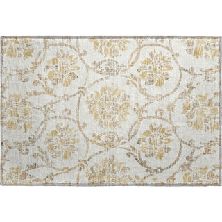 Piper Looms Mayfield Floral AMF762 Ivory Machine Washable Area Rug Scatter Main Image