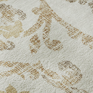 Piper Looms Mayfield Floral AMF762 Ivory Machine Washable Area Rug Swatch Image