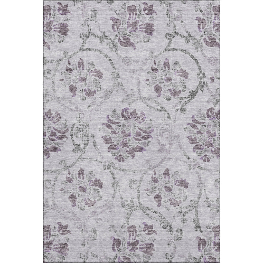 Piper Looms Mayfield Floral AMF762 Lavender Machine Washable Area Rug main image