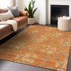 Piper Looms Mayfield Floral AMF762 Orange Machine Washable Area Rug Lifestyle Image Feature