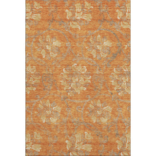 Piper Looms Mayfield Floral AMF762 Orange Machine Washable Area Rug main image