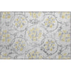 Piper Looms Mayfield Floral AMF762 Silver Machine Washable Area Rug Scatter Main Image