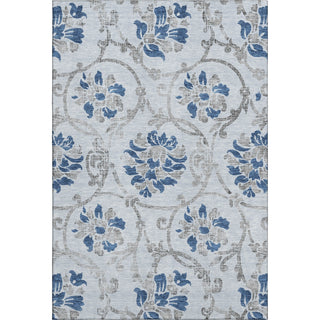 Piper Looms Mayfield Floral AMF762 Sky Machine Washable Area Rug main image