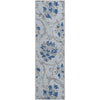 Piper Looms Mayfield Floral AMF762 Sky Machine Washable Area Rug Runner Main Image