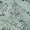 Piper Looms Mayfield Floral AMF762 Teal Machine Washable Area Rug Swatch Image