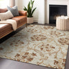 Piper Looms Mayfield Floral AMF762 Terracotta Machine Washable Area Rug Lifestyle Image Feature