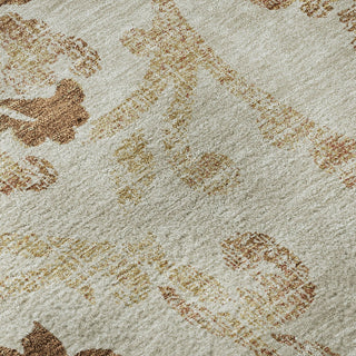 Piper Looms Mayfield Floral AMF762 Terracotta Machine Washable Area Rug Swatch Image