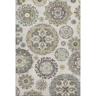 Piper Looms Mayfield Kaleidoscope AMF763 Beige Machine Washable Area Rug main image