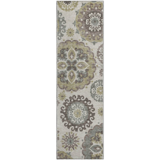 Piper Looms Mayfield Kaleidoscope AMF763 Beige Machine Washable Area Rug Runner Main Image