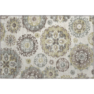 Piper Looms Mayfield Kaleidoscope AMF763 Beige Machine Washable Area Rug Scatter Main Image