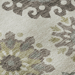 Piper Looms Mayfield Kaleidoscope AMF763 Beige Machine Washable Area Rug Swatch Image