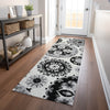 Piper Looms Mayfield Kaleidoscope AMF763 Black Machine Washable Area Rug Runner Lifestyle Image Feature
