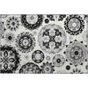 Piper Looms Mayfield Kaleidoscope AMF763 Black Machine Washable Area Rug Scatter Main Image