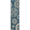 Piper Looms Mayfield Kaleidoscope AMF763 Blue Machine Washable Area Rug Runner Main Image