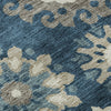 Piper Looms Mayfield Kaleidoscope AMF763 Blue Machine Washable Area Rug Swatch Image