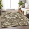 Piper Looms Mayfield Kaleidoscope AMF763 Brown Machine Washable Area Rug Lifestyle Image Feature