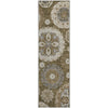 Piper Looms Mayfield Kaleidoscope AMF763 Brown Machine Washable Area Rug Runner Main Image