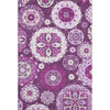 Piper Looms Mayfield Kaleidoscope AMF763 Eggplant Machine Washable Area Rug main image