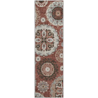 Piper Looms Mayfield Kaleidoscope AMF763 Paprika Machine Washable Area Rug Runner Main Image