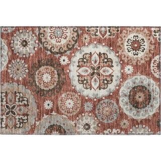 Piper Looms Mayfield Kaleidoscope AMF763 Paprika Machine Washable Area Rug Scatter Main Image