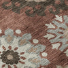 Piper Looms Mayfield Kaleidoscope AMF763 Paprika Machine Washable Area Rug Swatch Image