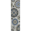 Piper Looms Mayfield Kaleidoscope AMF763 Pewter Machine Washable Area Rug Runner Main Image