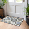 Piper Looms Mayfield Kaleidoscope AMF763 Pewter Machine Washable Area Rug Scatter Lifestyle Image Feature