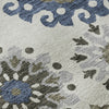 Piper Looms Mayfield Kaleidoscope AMF763 Pewter Machine Washable Area Rug Swatch Image