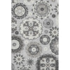 Piper Looms Mayfield Kaleidoscope AMF763 Silver Machine Washable Area Rug main image