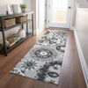 Piper Looms Mayfield Kaleidoscope AMF763 Silver Machine Washable Area Rug Runner Lifestyle Image Feature