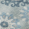 Piper Looms Mayfield Kaleidoscope AMF763 Sky Machine Washable Area Rug Swatch Image