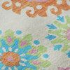 Piper Looms Mayfield Kaleidoscope AMF763 White Machine Washable Area Rug Swatch Image