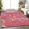 Piper Looms Mayfield Swirls AMF764 Blush Machine Washable Area Rug Lifestyle Image Feature