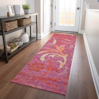 Piper Looms Mayfield Swirls AMF764 Blush Machine Washable Area Rug Runner Lifestyle Image Feature