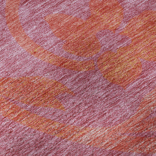 Piper Looms Mayfield Swirls AMF764 Blush Machine Washable Area Rug Swatch Image