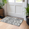 Piper Looms Mayfield Swirls AMF764 Charcoal Machine Washable Area Rug Scatter Lifestyle Image Feature