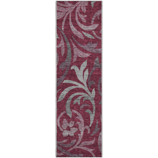 Piper Looms Mayfield Swirls AMF764 Garnet Machine Washable Area Rug Runner Main Image