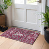 Piper Looms Mayfield Swirls AMF764 Garnet Machine Washable Area Rug Scatter Lifestyle Image Feature