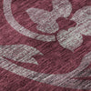 Piper Looms Mayfield Swirls AMF764 Garnet Machine Washable Area Rug Swatch Image