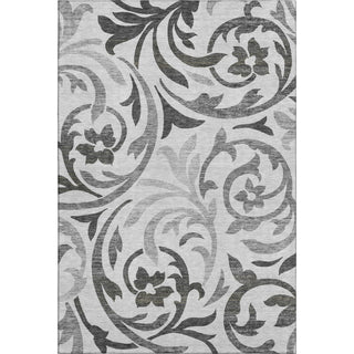 Piper Looms Mayfield Swirls AMF764 Gray Machine Washable Area Rug main image