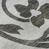 Piper Looms Mayfield Swirls AMF764 Gray Machine Washable Area Rug Swatch Image