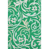 Piper Looms Mayfield Swirls AMF764 Green Machine Washable Area Rug main image