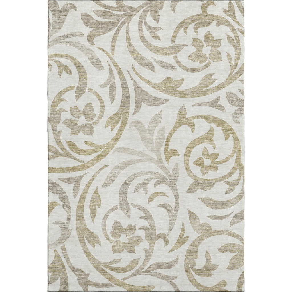 Piper Looms Mayfield Swirls AMF764 Ivory Machine Washable Area Rug main image