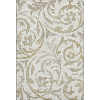 Piper Looms Mayfield Swirls AMF764 Ivory Machine Washable Area Rug main image