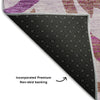Piper Looms Mayfield Swirls AMF764 Lavender Machine Washable Area Rug Backing Image