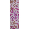Piper Looms Mayfield Swirls AMF764 Lavender Machine Washable Area Rug Runner Main Image