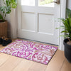 Piper Looms Mayfield Swirls AMF764 Lavender Machine Washable Area Rug Scatter Lifestyle Image Feature