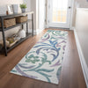 Piper Looms Mayfield Swirls AMF764 White Machine Washable Area Rug Runner Lifestyle Image Feature