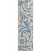Piper Looms Mayfield Swirls AMF764 White Machine Washable Area Rug Runner Main Image
