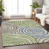 Piper Looms Mayfield Swirls AMF765 Beige Machine Washable Area Rug Lifestyle Image Feature